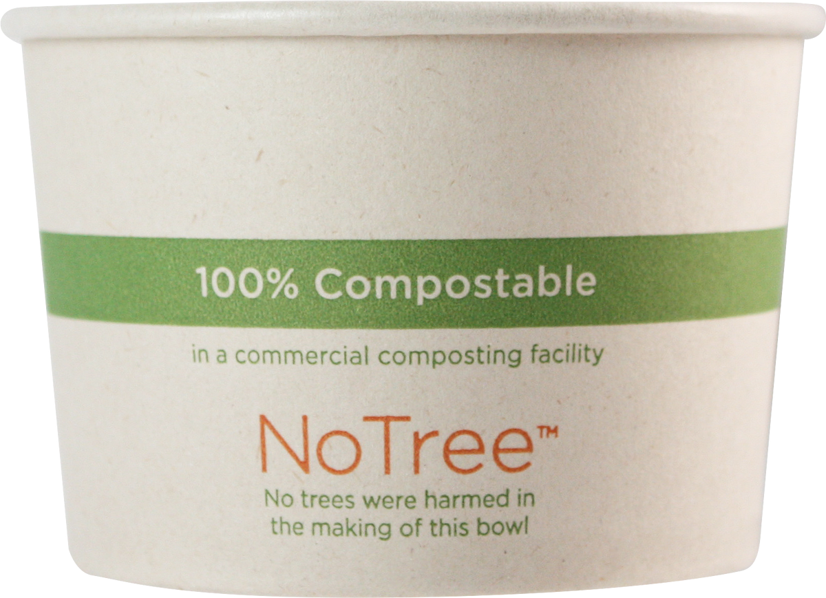 World Centric 8 oz Compostable NoTree® Round Bowl - 100 Count – Green ...