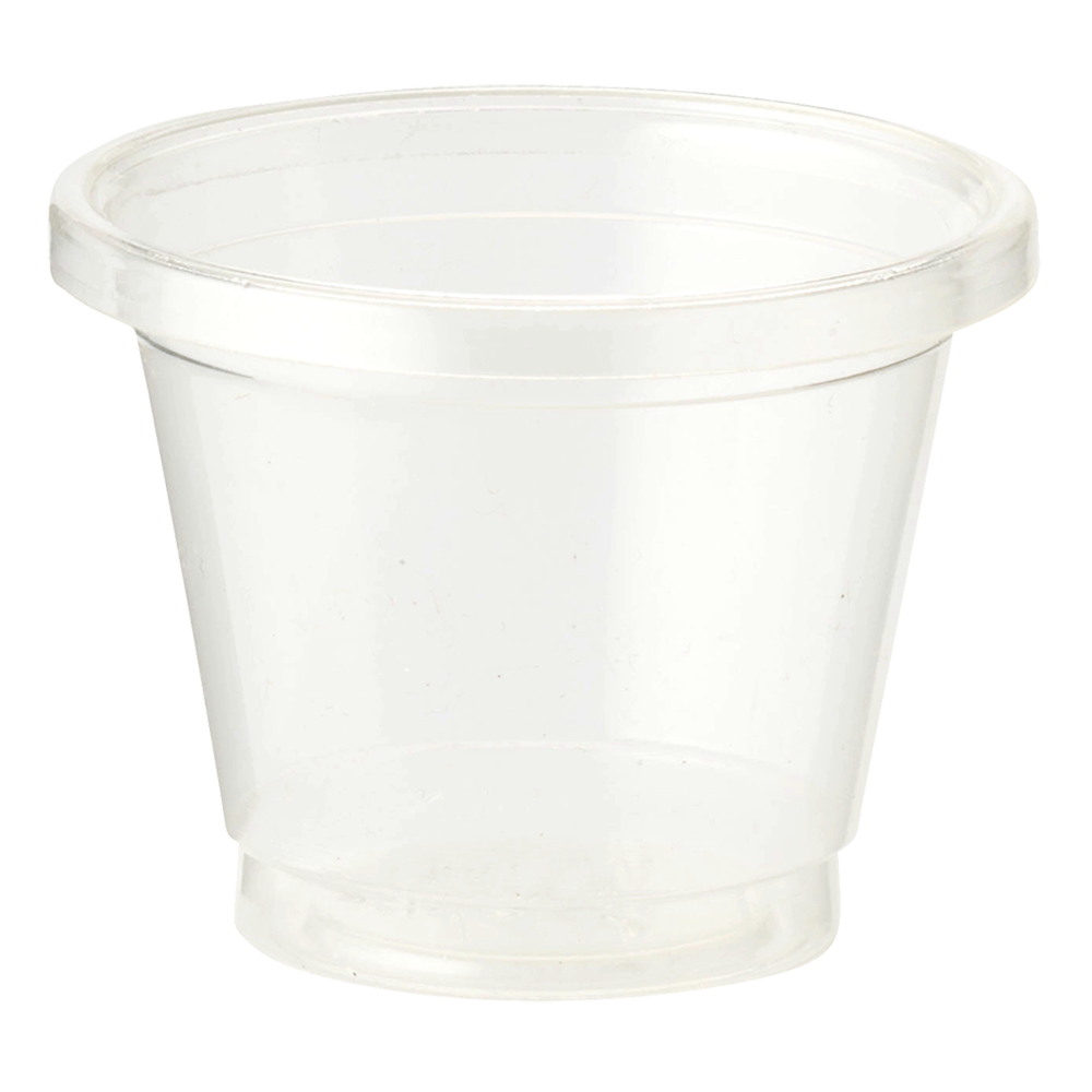 World Centric 1 oz PLA Compostable Clear Portion Cup