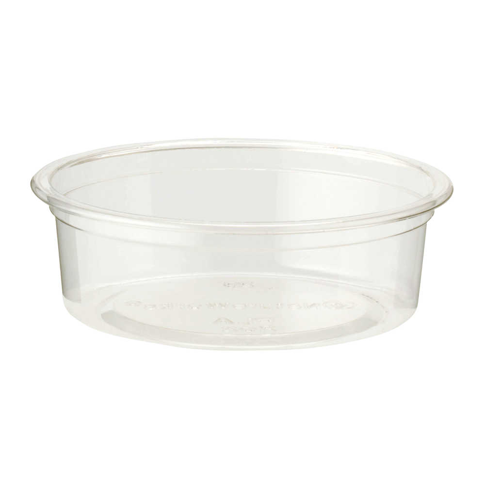 World Centric Compostable PLA Flat 2 oz Clear Portion Cup