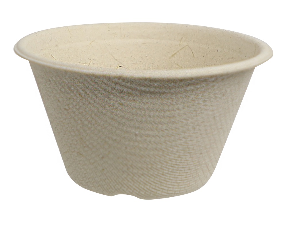 World Centric Compostable 2 oz Fiber Souffle Cup